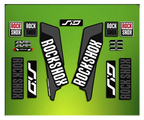 Autocollants fourche rock - autocollants,