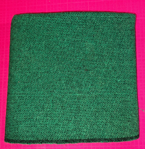 Tissu ancien pure laine verte