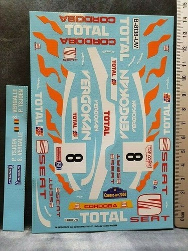 Decals seat cordoba evo - 1/24, 2