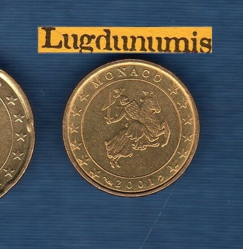 Monaco 2001 centimes - monaco, 10