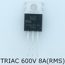 BT137-600D Triac 600V 8A(RMS)
