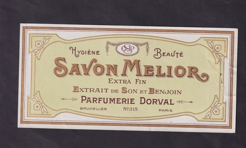 Ancienne étiquette parfum - ancienne,