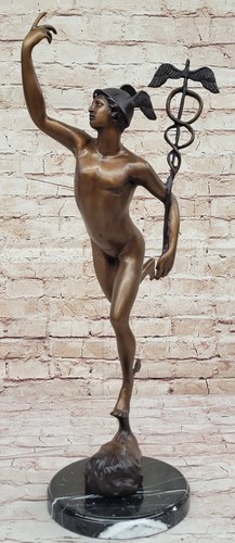 Sculpture bronze mercure - bronze, de