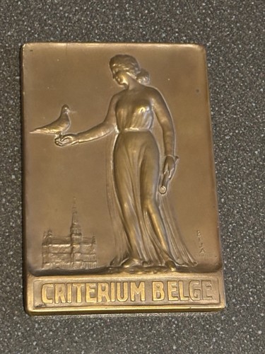 Médaille bronze plaque - médaille,