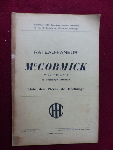 Liste des pièces - liste,