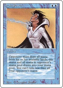 Magic mtg drain power - magic,