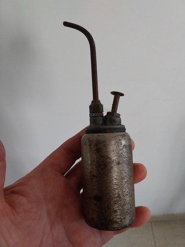 Burette huile ancienne en - burette,