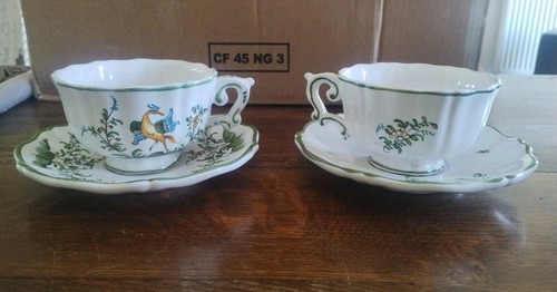Duo tasses thé soucoupes - duo,