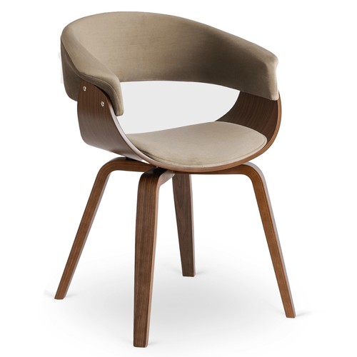 Fauteuil gary bois courbé - gary, en