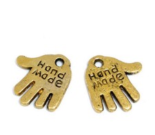 10 Pendentif Breloque Main