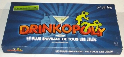 Jeu société drinkopoly - jeu,