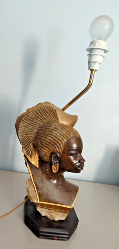 Lampe statue pierre - lampe, marbre