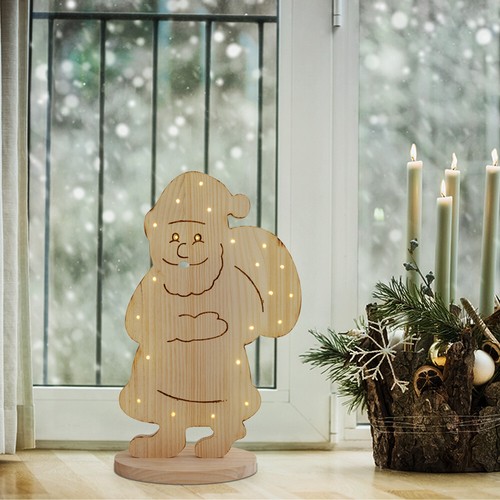 Lampe décorative père noël - lampe,