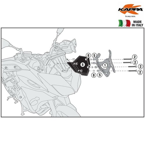 Kappa d2122kit fixations - kappa,