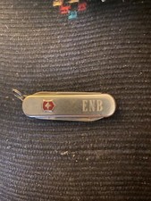 Victorinox Classic Brushed Stainless Swiss Army Knife- retired, #3008