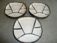 6 ASSIETTES A FONDUE -