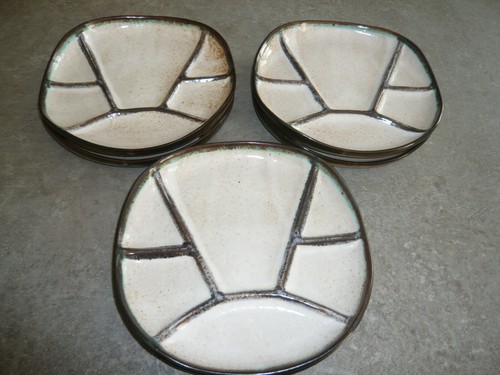 Assiettes fondue - 6, a