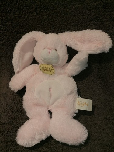 Doudou peluche lapin rose - lapin,