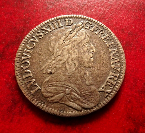Louis xiii quart ecu - xiii, a