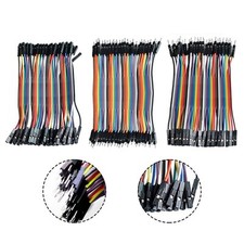Lot de 40 connexions mâles femelles 20CM pour fils cavaliers pour électronique