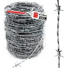 100 m de fil barbelé clôture