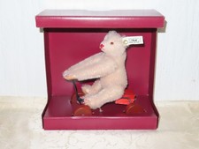 Steiff Teddy Enregistrement Rose 1913 Réplique Avec Emballage Original !