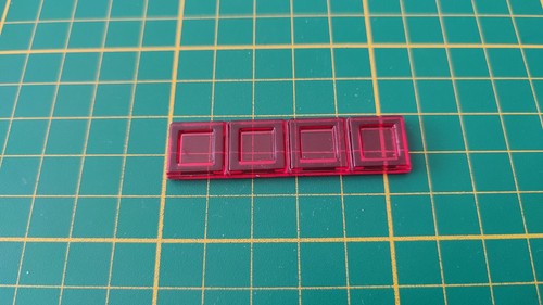 Polyominos rouge tétrominos