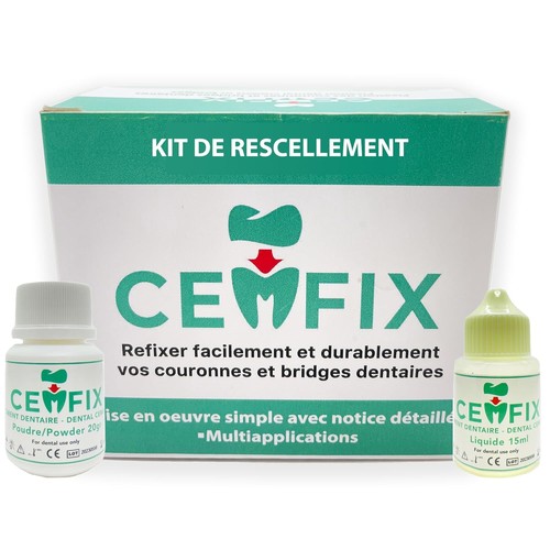 Ciment dentaire couronnes