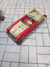 OLD TOY CHILD CAR JOUSTRA EN CANVAS 