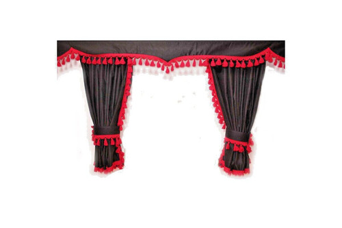 Grands rideaux noirs - grands,