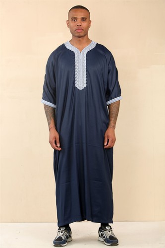 Homme bleu marocain thobe - homme,