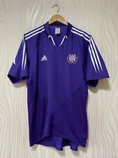RSC ANDERLECHT 2004 2005 HOME FOOTBALL SHIRT SOCCER JERSEY ADIDAS sz L MEN