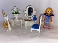 Playmobil princess dressing table chair wheel plant accessories castle 