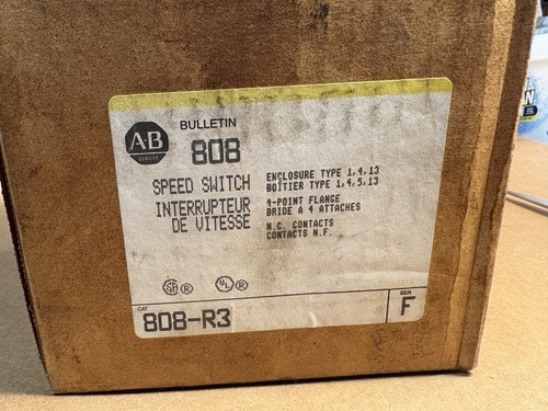 Allen bradley 808 - allen, speed