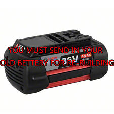 Rebuild service for Bosch BAT836 BAT818 BAT819 36-Volt Battery 2.0 A/H Cells