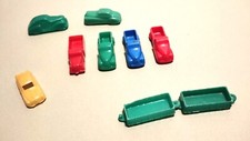 7 voitures et camions  miniatures années 50