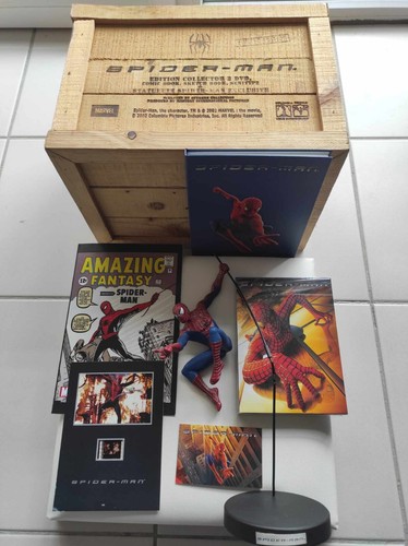 Coffret bois spider man - -,