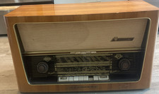 Vintage MCM Nordmende Traviata AM/FM Radio 22” x 9” x 13”