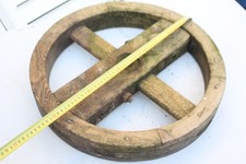 no 4 ancienne roue bois poulie