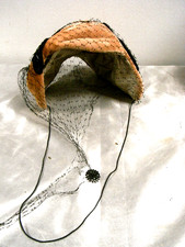 ANCIEN CHAPEAU VELOURS ROSE