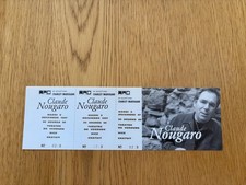 billet ticket place de concert  CLAUDE NOUGARO