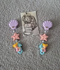 Polly pocket les boucles d'oreille coquillage de Tiny Tina 1991 Bluebird Toys