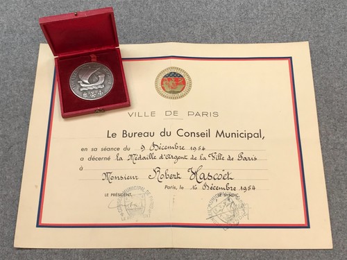 Médaille argent ville - de,