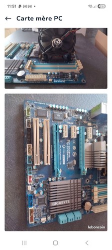 Carte mere gigabyte ddr3 avec