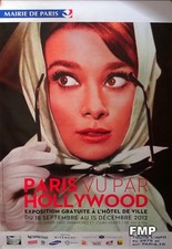 AUDREY HEPBURN - PARIS HOLLYWOOD 2012 EXHIBITION - CHARADE - ORIGINAL POSTER