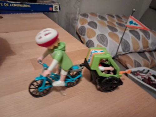 Playmobil cycliste velo - playmobil, +