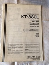 mode d'emploi Kenwood KT-880L