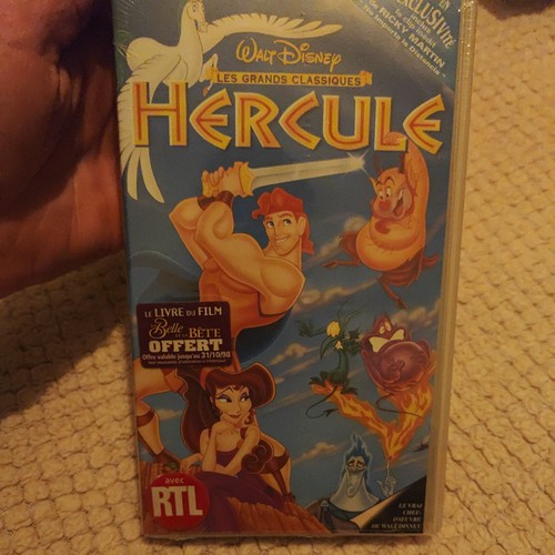 Hercule disney cassette vhs - hercule,