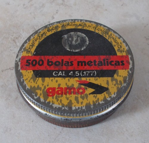 Ancienne boite métal gamo - boite,