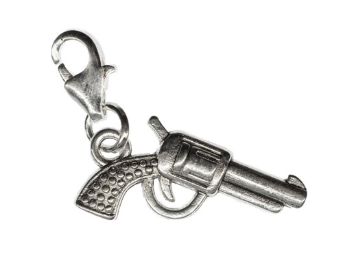 Pistolet pendentif breloques - pistolet,